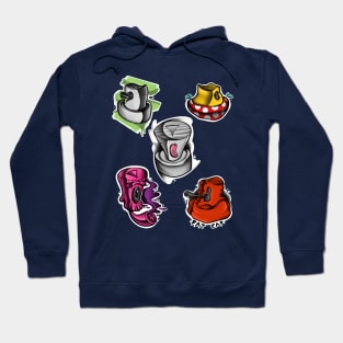 Graffiti Caps Hoodie